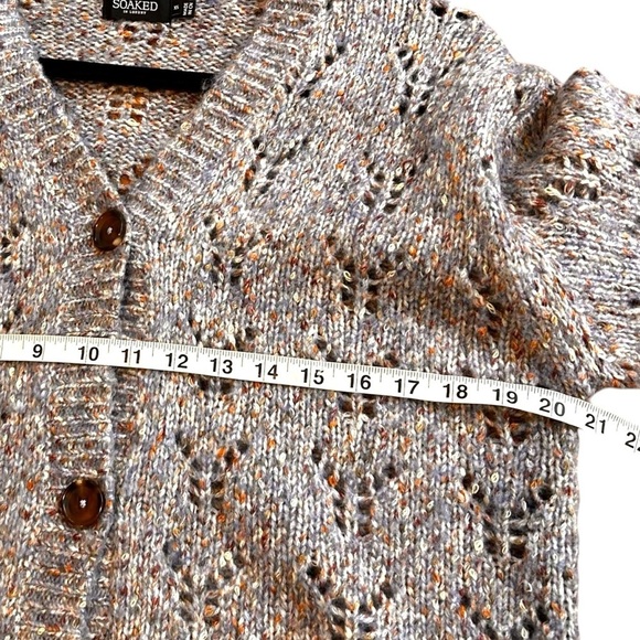 Soaked In Luxury Anabelle Open Knit Cardigan- Size XS - Picture 13 of 14
